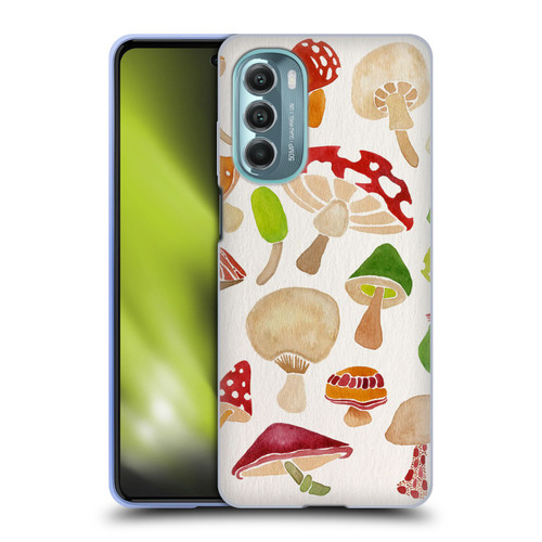 Cat Coquillette Nature Mushrooms Soft Gel Case for Motorola Moto G Stylus 5G (2022)