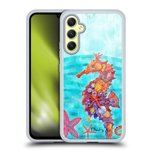 Paul Brent Coastal Seahorse Soft Gel Case for Samsung Galaxy A34 5G