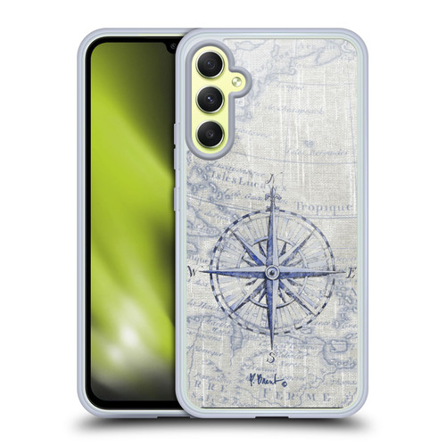 Paul Brent Nautical Vintage Compass Soft Gel Case for Samsung Galaxy A34 5G