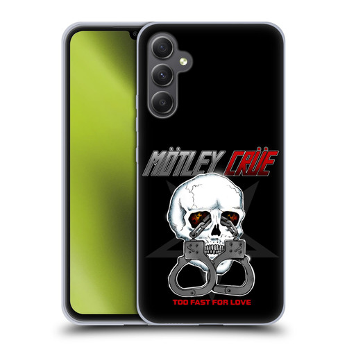 Motley Crue Logos Too Fast For Love Skull Soft Gel Case for Samsung Galaxy A34 5G