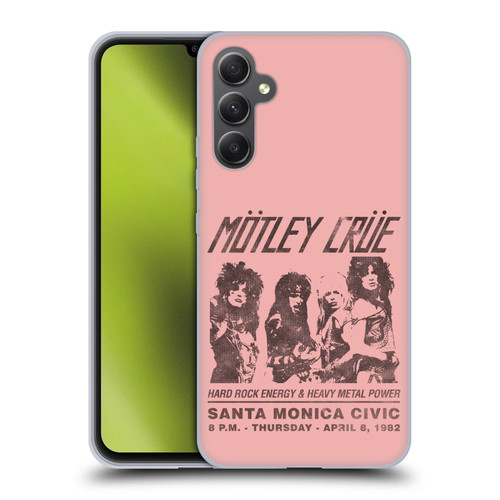 Motley Crue Tours Santa Monica Soft Gel Case for Samsung Galaxy A34 5G