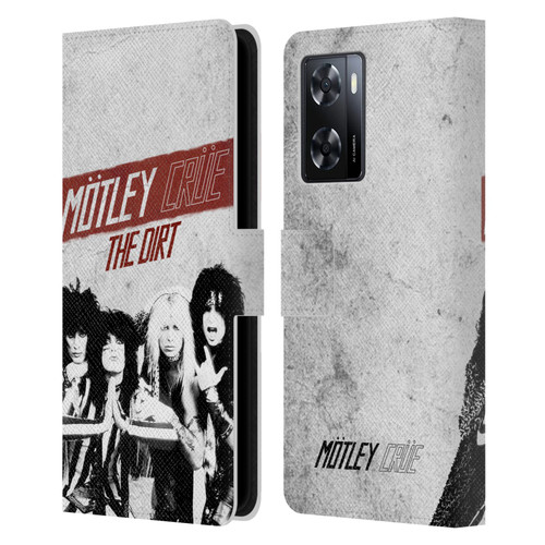 Motley Crue Key Art The Dirt Leather Book Wallet Case Cover For OPPO A57s