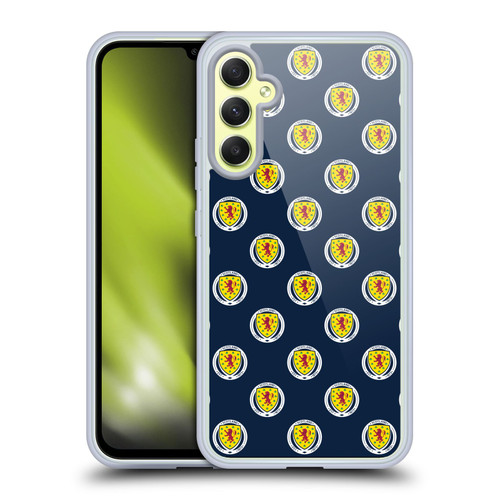 Scotland National Football Team Logo 2 Pattern Soft Gel Case for Samsung Galaxy A34 5G