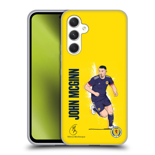 Scotland National Football Team Players John McGinn Soft Gel Case for Samsung Galaxy A54 5G