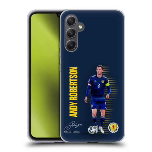 Scotland National Football Team Players Andy Robertson Soft Gel Case for Samsung Galaxy A34 5G