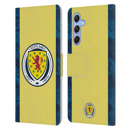 Scotland National Football Team Kits 2020 Home Goalkeeper Leather Book Wallet Case Cover For Samsung Galaxy A34 5G