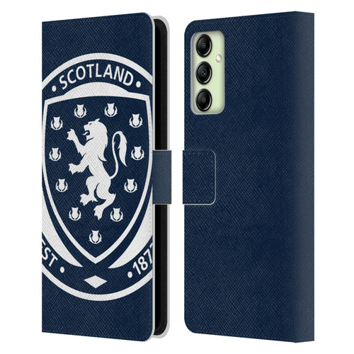 Scotland National Football Team Logo 2 Oversized Leather Book Wallet Case Cover For Samsung Galaxy A14 5G