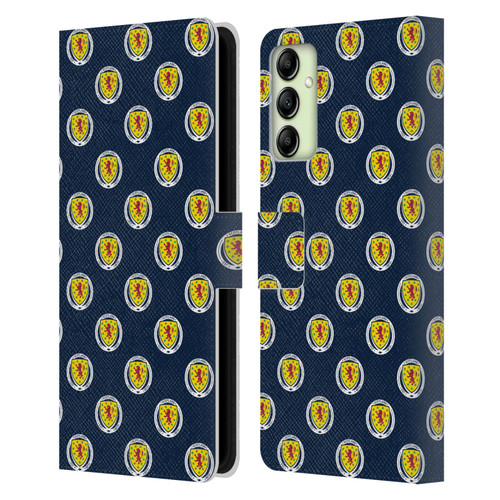 Scotland National Football Team Logo 2 Pattern Leather Book Wallet Case Cover For Samsung Galaxy A14 5G