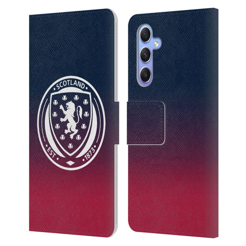 Scotland National Football Team Logo 2 Gradient Leather Book Wallet Case Cover For Samsung Galaxy A34 5G
