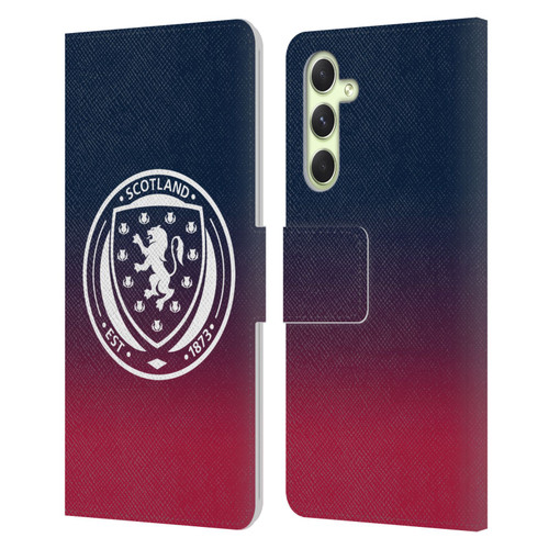 Scotland National Football Team Logo 2 Gradient Leather Book Wallet Case Cover For Samsung Galaxy A54 5G