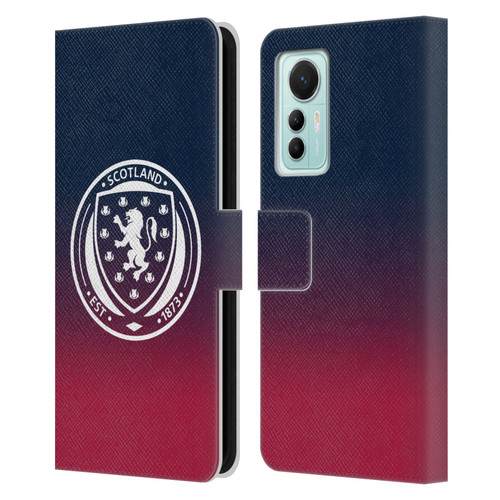 Scotland National Football Team Logo 2 Gradient Leather Book Wallet Case Cover For Xiaomi 12 Lite