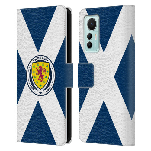 Scotland National Football Team Logo 2 Scotland Flag Leather Book Wallet Case Cover For Xiaomi 12 Lite