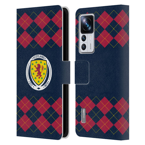Scotland National Football Team Logo 2 Argyle Leather Book Wallet Case Cover For Xiaomi 12T Pro