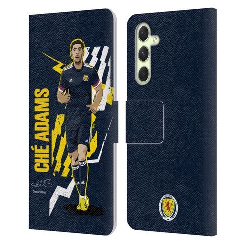Scotland National Football Team Players Ché Adams Leather Book Wallet Case Cover For Samsung Galaxy A54 5G