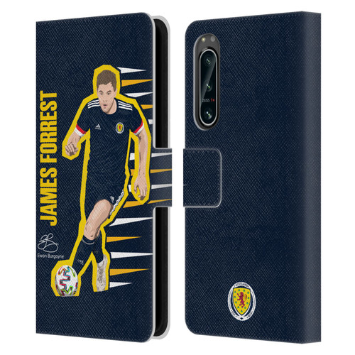 Scotland National Football Team Players James Forrest Leather Book Wallet Case Cover For Sony Xperia 5 IV