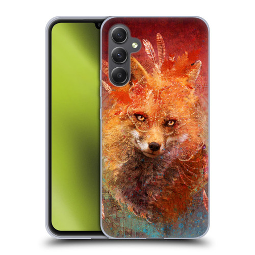 Jena DellaGrottaglia Animals Fox Soft Gel Case for Samsung Galaxy A34 5G