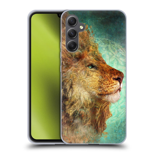 Jena DellaGrottaglia Animals Lion Soft Gel Case for Samsung Galaxy A34 5G