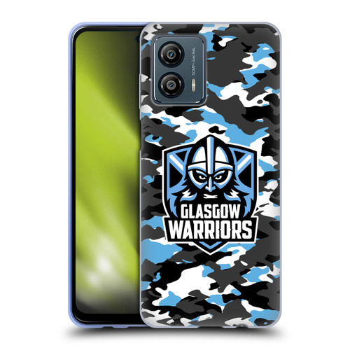 Glasgow Warriors Logo 2 Camouflage Soft Gel Case for Motorola Moto G53 5G