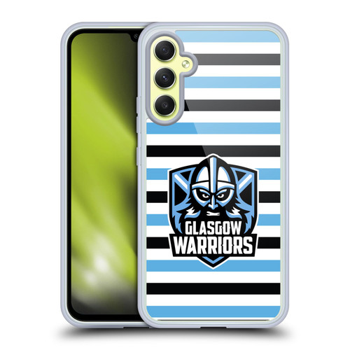 Glasgow Warriors Logo 2 Stripes 2 Soft Gel Case for Samsung Galaxy A34 5G