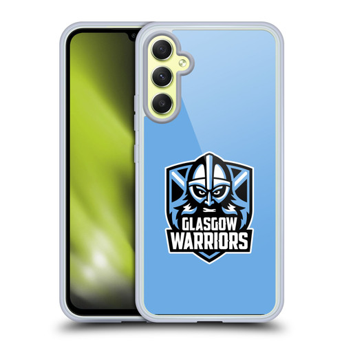 Glasgow Warriors Logo Plain Blue Soft Gel Case for Samsung Galaxy A34 5G