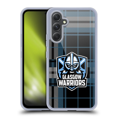 Glasgow Warriors Logo Tartan Soft Gel Case for Samsung Galaxy A54 5G