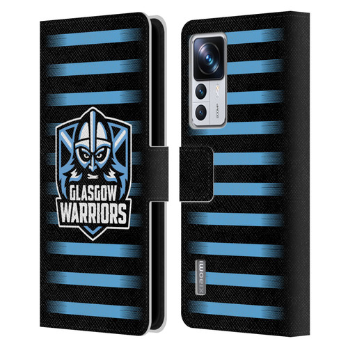 Glasgow Warriors Logo 2 Stripes Leather Book Wallet Case Cover For Xiaomi 12T Pro