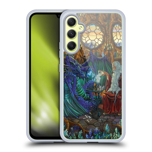 Ed Beard Jr Dragon Friendship Wizard & Dragon Soft Gel Case for Samsung Galaxy A34 5G