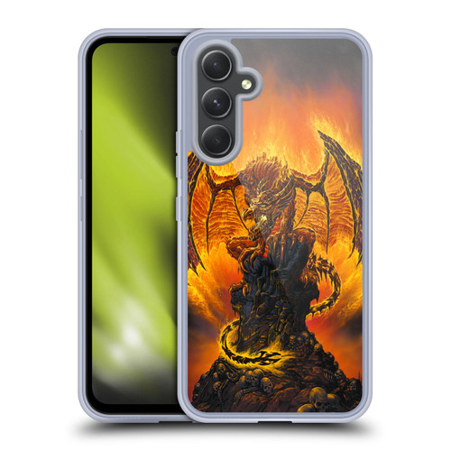 Ed Beard Jr Dragons Harbinger Of Fire Soft Gel Case for Samsung Galaxy A54 5G