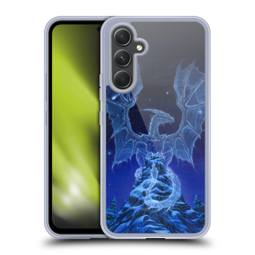 Ed Beard Jr Dragons Winter Spirit Soft Gel Case for Samsung Galaxy A54 5G
