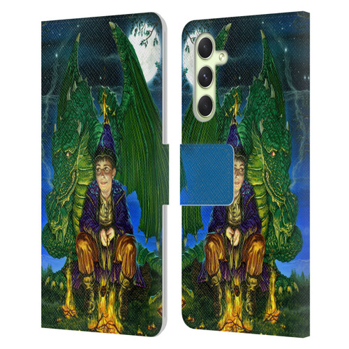 Ed Beard Jr Dragon Friendship Oops Said Leather Book Wallet Case Cover For Samsung Galaxy A54 5G