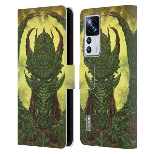 Ed Beard Jr Dragons Green Guardian Greenman Leather Book Wallet Case Cover For Xiaomi 12T Pro