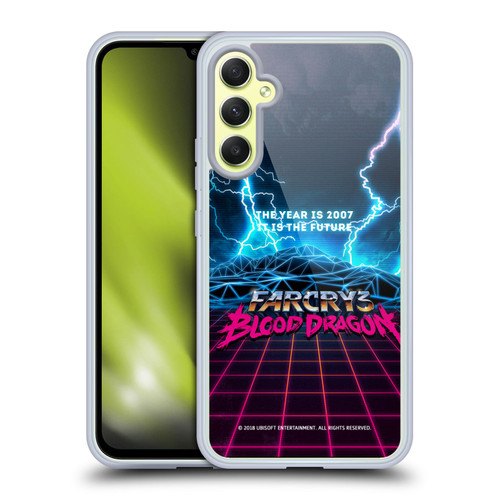 Far Cry 3 Blood Dragon Key Art Logo Soft Gel Case for Samsung Galaxy A34 5G