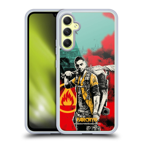 Far Cry 6 Graphics Male Dani Rojas Soft Gel Case for Samsung Galaxy A34 5G