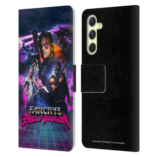 Far Cry 3 Blood Dragon Key Art Cover Leather Book Wallet Case Cover For Samsung Galaxy A54 5G