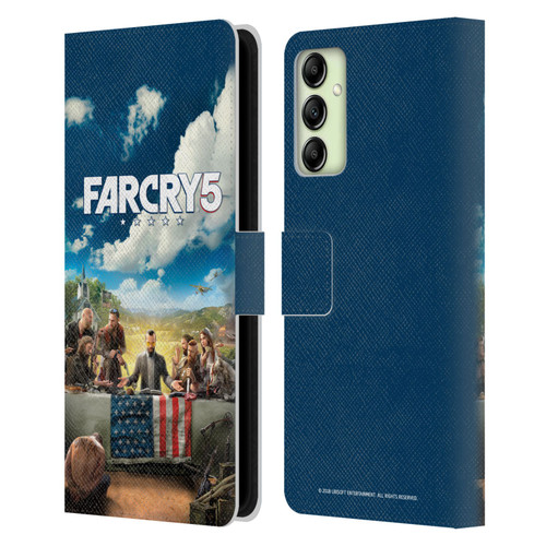 Far Cry 5 Key Art And Logo Main Leather Book Wallet Case Cover For Samsung Galaxy A14 5G