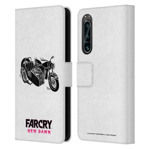 Far Cry New Dawn Graphic Images Sidecar Leather Book Wallet Case Cover For Sony Xperia 5 IV