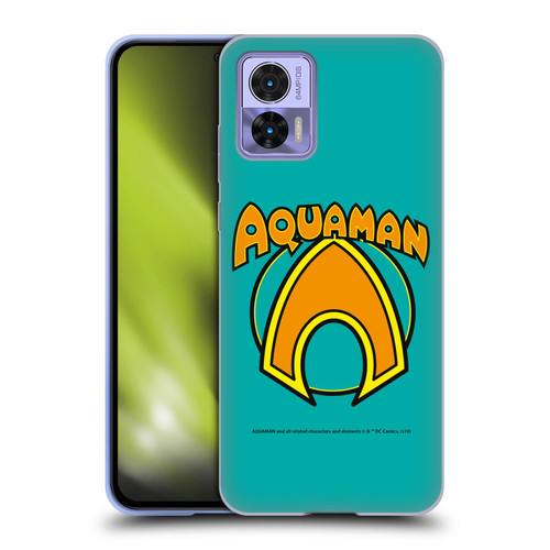 Aquaman DC Comics Logo Classic Soft Gel Case for Motorola Edge 30 Neo 5G