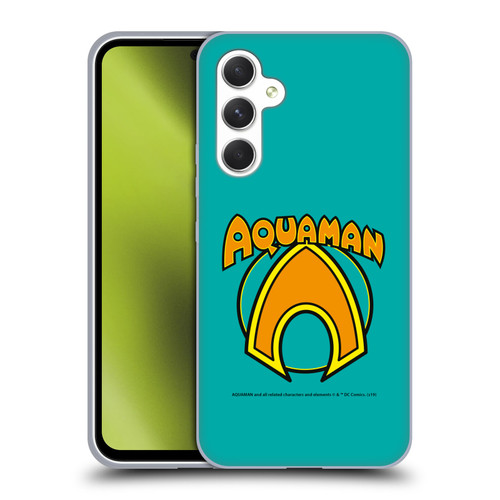Aquaman DC Comics Logo Classic Soft Gel Case for Samsung Galaxy A54 5G