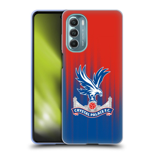 Crystal Palace FC Crest Halftone Soft Gel Case for Motorola Moto G Stylus 5G (2022)