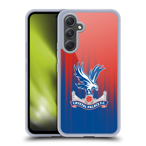 Crystal Palace FC Crest Halftone Soft Gel Case for Samsung Galaxy A54 5G