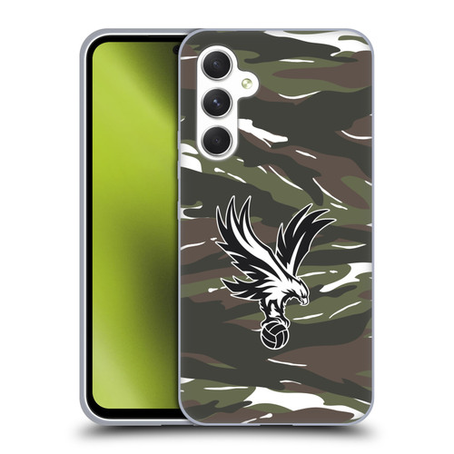 Crystal Palace FC Crest Woodland Camouflage Soft Gel Case for Samsung Galaxy A54 5G