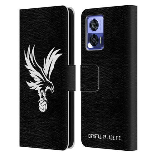 Crystal Palace FC Crest Eagle Grey Leather Book Wallet Case Cover For Motorola Edge 30 Neo 5G