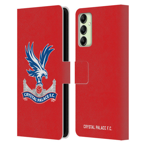 Crystal Palace FC Crest Eagle Leather Book Wallet Case Cover For Samsung Galaxy A14 5G