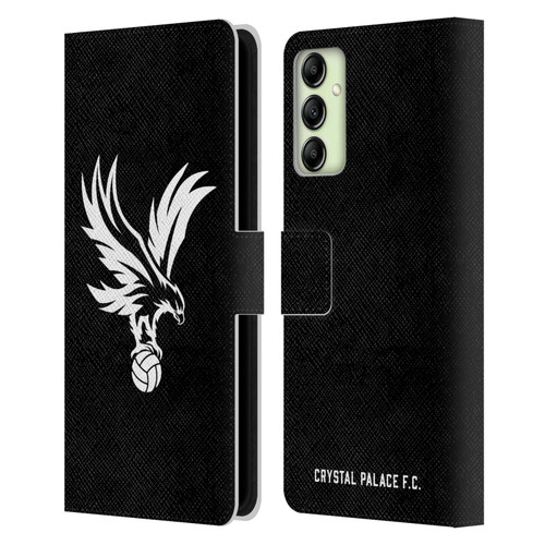 Crystal Palace FC Crest Eagle Grey Leather Book Wallet Case Cover For Samsung Galaxy A14 5G
