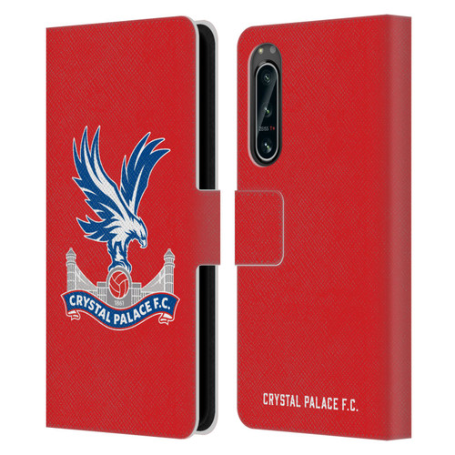 Crystal Palace FC Crest Eagle Leather Book Wallet Case Cover For Sony Xperia 5 IV