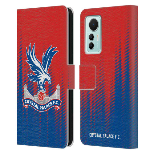 Crystal Palace FC Crest Halftone Leather Book Wallet Case Cover For Xiaomi 12 Lite