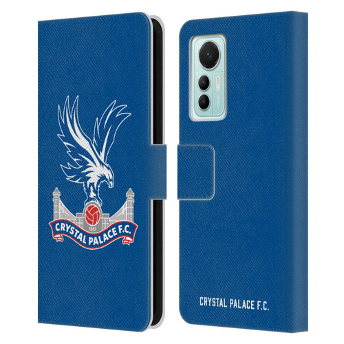 Crystal Palace FC Crest Plain Leather Book Wallet Case Cover For Xiaomi 12 Lite