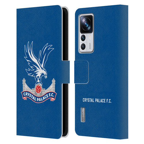 Crystal Palace FC Crest Plain Leather Book Wallet Case Cover For Xiaomi 12T Pro