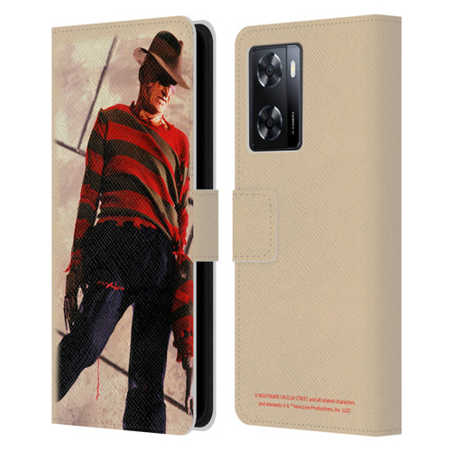 A Nightmare On Elm Street: The Dream Child Graphics Freddy Leather Book Wallet Case Cover For OPPO A57s
