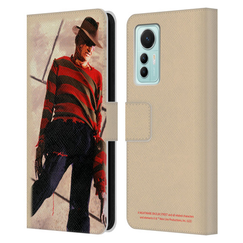 A Nightmare On Elm Street: The Dream Child Graphics Freddy Leather Book Wallet Case Cover For Xiaomi 12 Lite